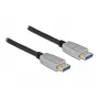 DeLOCK DisplayPort kabelis 10K 60 Hz 54 Gbps metalinis korpusas 1 m