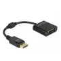 DeLOCK Adapter DisplayPort 1.2 (vyriškas) į DVI (moteriškas) 4K pasyvus juodas
