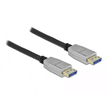 DeLOCK DisplayPort kabelis 10K 60 Hz 54 Gbps metalinis korpusas 2 m