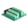 DeLOCK D-Sub HD 44 kontaktų kištukas į gnybtų bloką, tvirtinamas ant DIN bėgelio, 84x86x30 mm