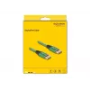 DeLOCK DisplayPort kabelis 16K 60 Hz 2 m žalias metalinis