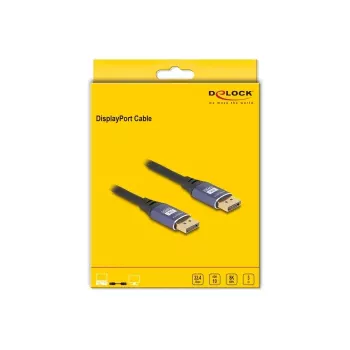 DeLOCK DisplayPort kabelis 8K 60 Hz 3 m alyvinis metalinis