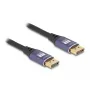 DeLOCK DisplayPort kabelis 8K 60 Hz 3 m alyvinis metalinis
