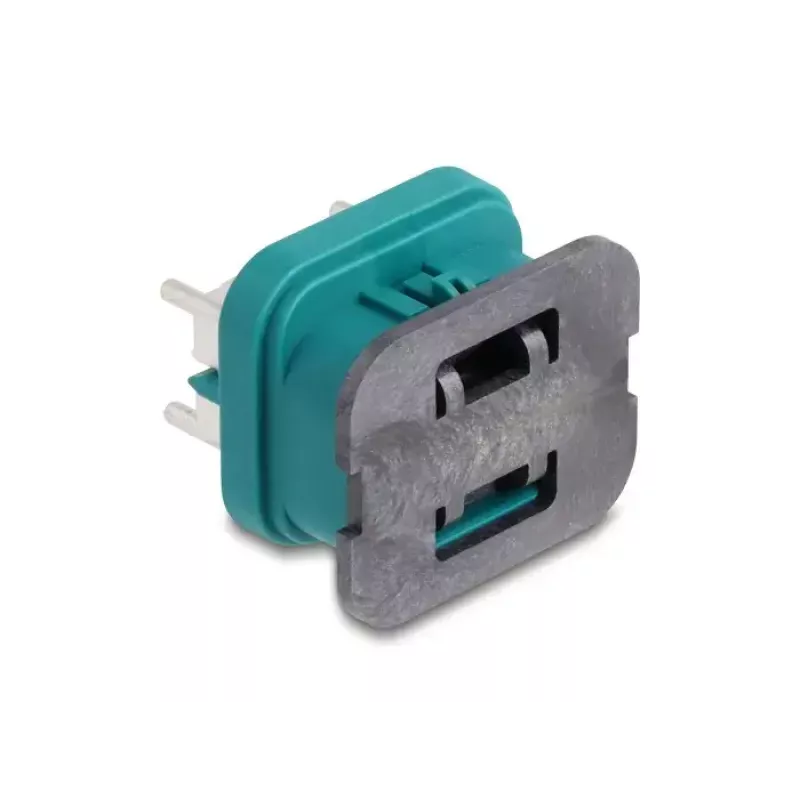 DeLOCK HDMTD keturgubas kištukas PCB montavimui, apsaugos klasė IP67 IP69K