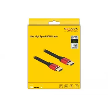 HDMI kabelis DeLOCK Ultra High Speed 48 Gbps 8K 60 Hz 0,5 m