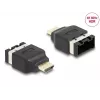 DeLOCK HDMI automobilinis adapteris HDMI-E lizdas į HDMI-A kištuką 4K 60 Hz