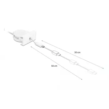 Laidas DeLOCK Easy 45 modulis USB 2.0 ištraukiamas USB Type-A į Micro-B