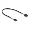 DeLOCK USB 2.0 vidinis šakotuvas (pin header) 2 prievadai, juoda/mėlyna