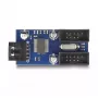 DeLOCK USB 2.0 vidinis šakotuvas (pin header) 2 prievadai, juoda/mėlyna