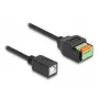 DeLOCK USB 2.0 laidas Type-B moteriškas į gnybtų bloko adapterį 15 cm