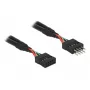 USB laidas DeLOCK 0,5 m 2xUSB 2.0