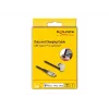 Duomenų ir įkrovimo laidas DeLOCK USB Type-C į Lightning 180° kampu 2 m MFi