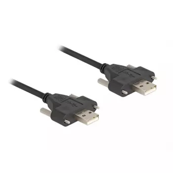 USB 2.0 laidas Type-A vyriškas į vyrišką DeLOCK 1m juodas 0.48 Gbit/s