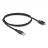 USB 2.0 laidas DeLOCK 80478 1m Type-A kištukas į Mini-B kištuką juodas