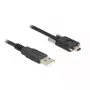 USB 2.0 laidas DeLOCK 80478 1m Type-A kištukas į Mini-B kištuką juodas