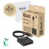 CLUB3D CSV-1009 DisplayPort 2 į 1 krypties jungiklis — 2x DisplayPort išėjimai, 8K@60Hz, juodas