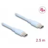 DeLOCK USB-C laidas USB 2.0 2,5 m mėlynas 81235