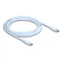DeLOCK USB-C laidas USB 2.0 2,5 m mėlynas 81235