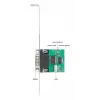DELOCK 90582 USB 2.0 į RS-232 serijinis keitiklis/kartotuvas/izoliatorius, FTDI FT231XS, žalias nerūdijantis plienas