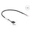 DELOCK 90582 USB 2.0 į RS-232 serijinis keitiklis/kartotuvas/izoliatorius, FTDI FT231XS, žalias nerūdijantis plienas