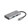 USB šakotuvas DeLOCK External USB 10 Gbps USB Type-C Hub 63261