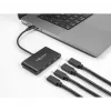 DeLOCK 64129 USB 3.2 Gen 2 Type-C centrinis įrenginys 5000 Mbit/s juodas