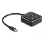 DeLOCK USB 3.2 Gen 2 USB Type-C centras 4 x USB Type-A 10 Gbps