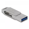 USB atmintukas DeLOCK 256GB USB-C / Type-A metalinis korpusas