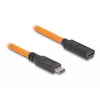 DeLOCK USB kabelis USB Type-C kištukas į USB Type-C lizdą 1m 5Gbps oranžinis