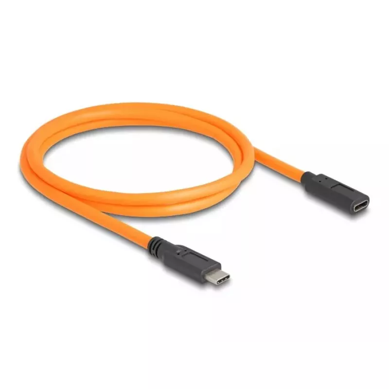 DeLOCK USB kabelis USB Type-C kištukas į USB Type-C lizdą 1m 5Gbps oranžinis