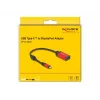 DeLOCK USB Type-C į DisplayPort adapteris 8K 30 Hz HDR raudonas