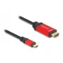 DeLOCK USB Type-C į HDMI kabelis DP Alt režimas 8K 60 Hz HDR 1 m Raudonas