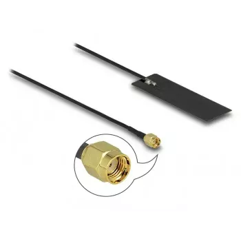 Antena DeLOCK 12649 RP-SMA 4 dBi 2,4/5 GHz 50 Ω