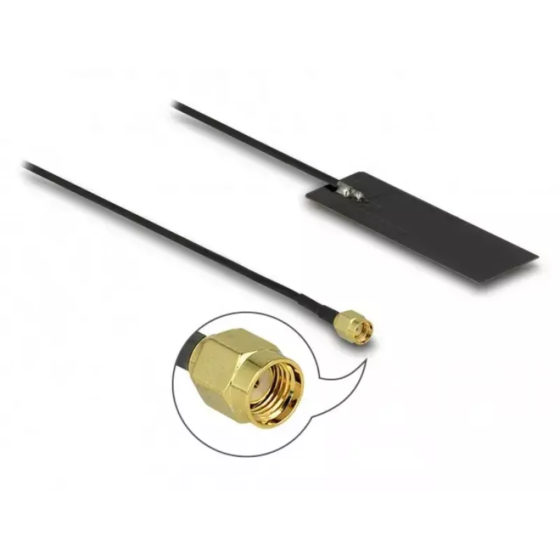 Antena DeLOCK 12649 RP-SMA 4 dBi 2,4/5 GHz 50 Ω