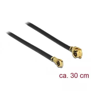 Koaksialinis kabelis DeLOCK 89649 0,3 m MHF I-PEX – MHF IV HSC MXHP32