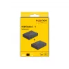 DeLOCK HDMI 2 į 1 jungiklis dvikryptis 8K 60 Hz metalinis juodas
