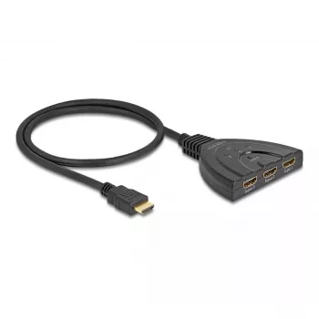 DeLOCK HDMI jungiklis 3 x HDMI įėjimas į 1 x HDMI išėjimas 8K 60 Hz