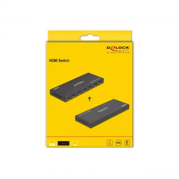 DeLOCK HDMI jungiklis 4 x HDMI į 1 x HDMI išėjimas 8K 60 Hz