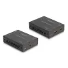 KVM prailgintuvas DELOCK 65957 – HDMI ir USB siųstuvas bei imtuvas, laidinis, iki 70 m, 18 Gbit/s, 600 MHz, juodas