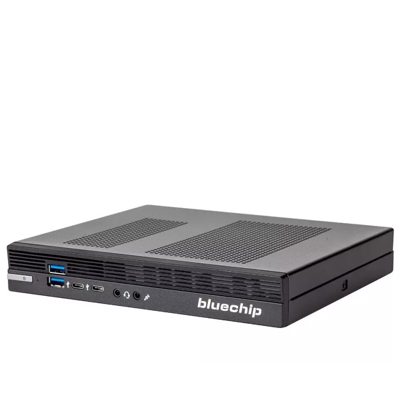 bluechip BUSINESSline S3160 Intel® Core™ i5 14400 / iki 4,70 GHz, Windows 11 Pro, 8 GB DDR5, 500 GB NVMe SSD, Intel® Wi-Fi 6 AX201, Bluetooth 5.3, 1 × RJ45 (2,5 Gb/s), Intel® UHD grafika