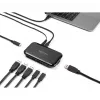 DeLOCK 64209 USB 3.2 Gen 2 tipo C šakotuvas 7 prievadai juodas
