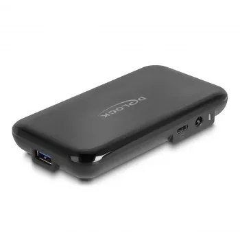 DeLOCK 64209 USB 3.2 Gen 2 tipo C šakotuvas 7 prievadai juodas