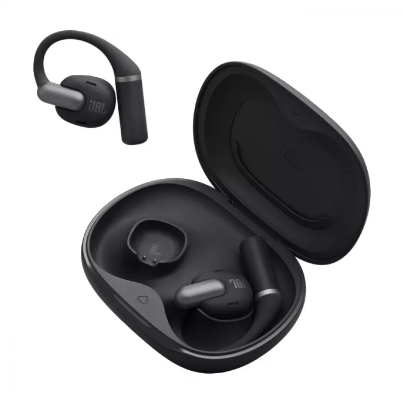 Ausinės JBL Sense Pro TWS Bluetooth užkabinamos už ausies, skirtos pokalbiams ir muzikai, 20–40000 Hz, 95,2 g, juodos