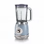 Ariete 583, Vintage Blenderis su 1,5 litro stikline taure, 4 nerūdijančio plieno peiliais, 4 greičiais + impulsas, 1000 W, mėlynas