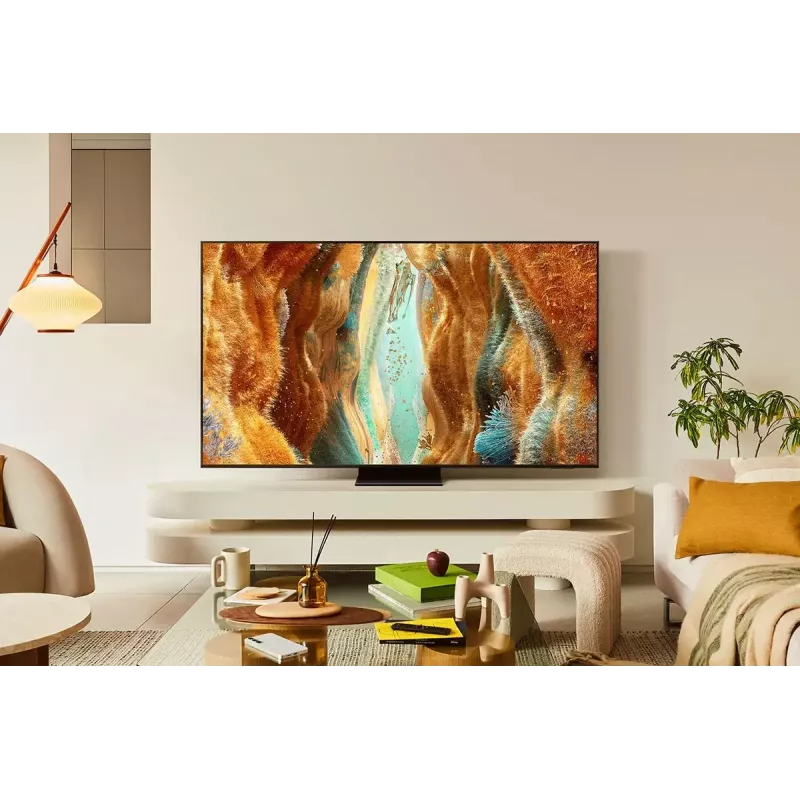Televizorius Samsung Neo QLED GQ85QN70FAU 85 coliai (2,16 m) 4K Ultra HD Smart TV, Wi-Fi, DVB-C/S2/T2, juodas