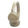 Ausinės JBL Tune 680NC, laidinės ir belaidės (Bluetooth, USB-C), ant ausų, lankeliu, smėlio spalvos, 20–20000 Hz, 161 g