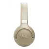 Ausinės JBL Tune 680NC, laidinės ir belaidės (Bluetooth, USB-C), ant ausų, lankeliu, smėlio spalvos, 20–20000 Hz, 161 g