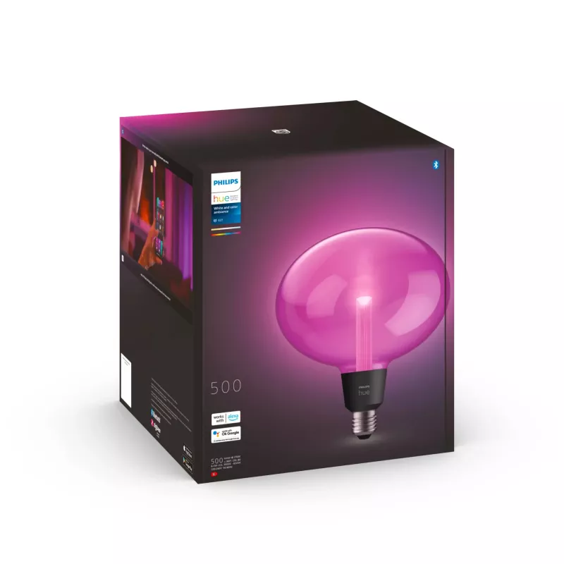 Philips Hue White and colour ambience Ellipse - E27 išmanioji lemputė