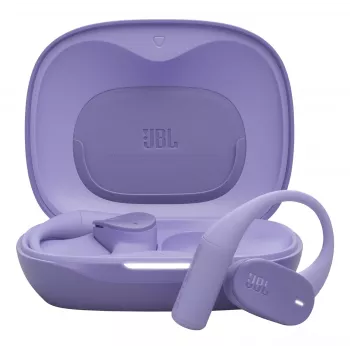 JBL Sense Lite belaidės ausinės su ausų kabliuku, muzikinės, Bluetooth, violetinės spalvos