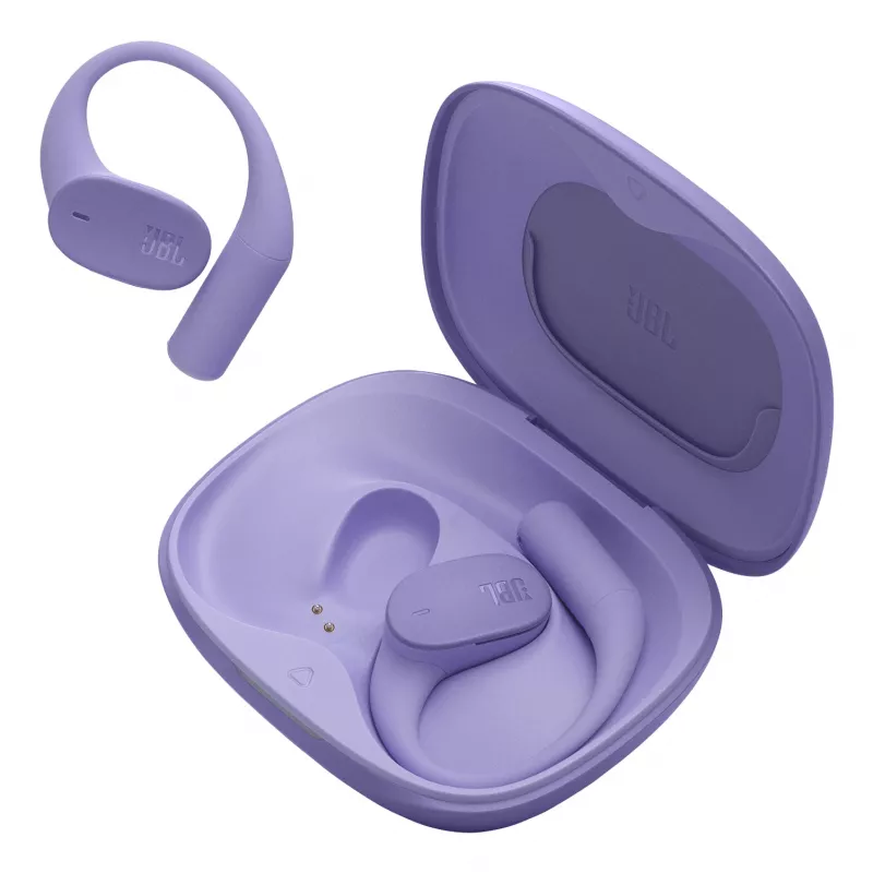 JBL Sense Lite belaidės ausinės su ausų kabliuku, muzikinės, Bluetooth, violetinės spalvos
